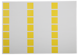 Wrap-around Cable Labels pre-printed on A4 sheets